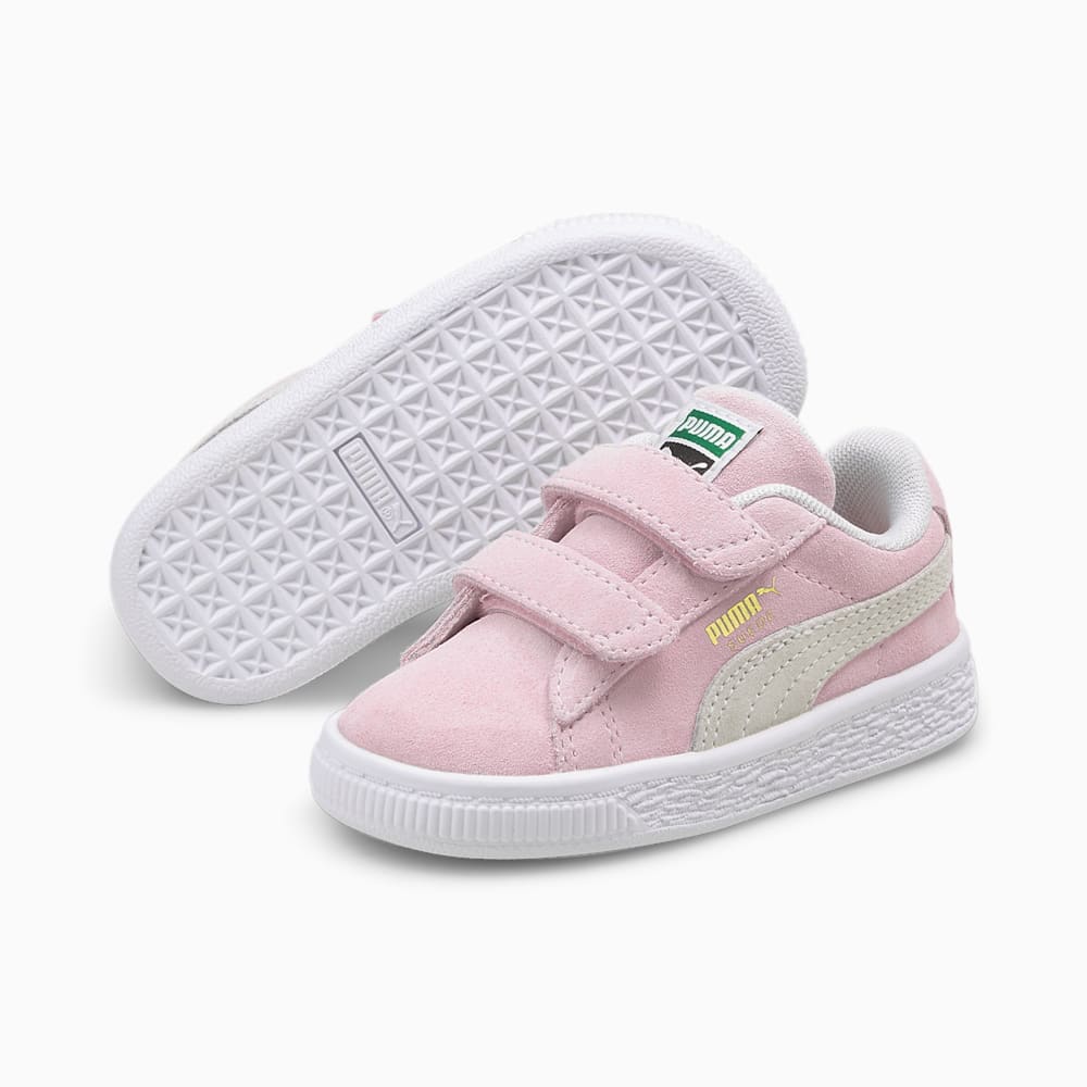 Puma Suede Classic XXI AC Toddler Shoes - Pink Lady-White