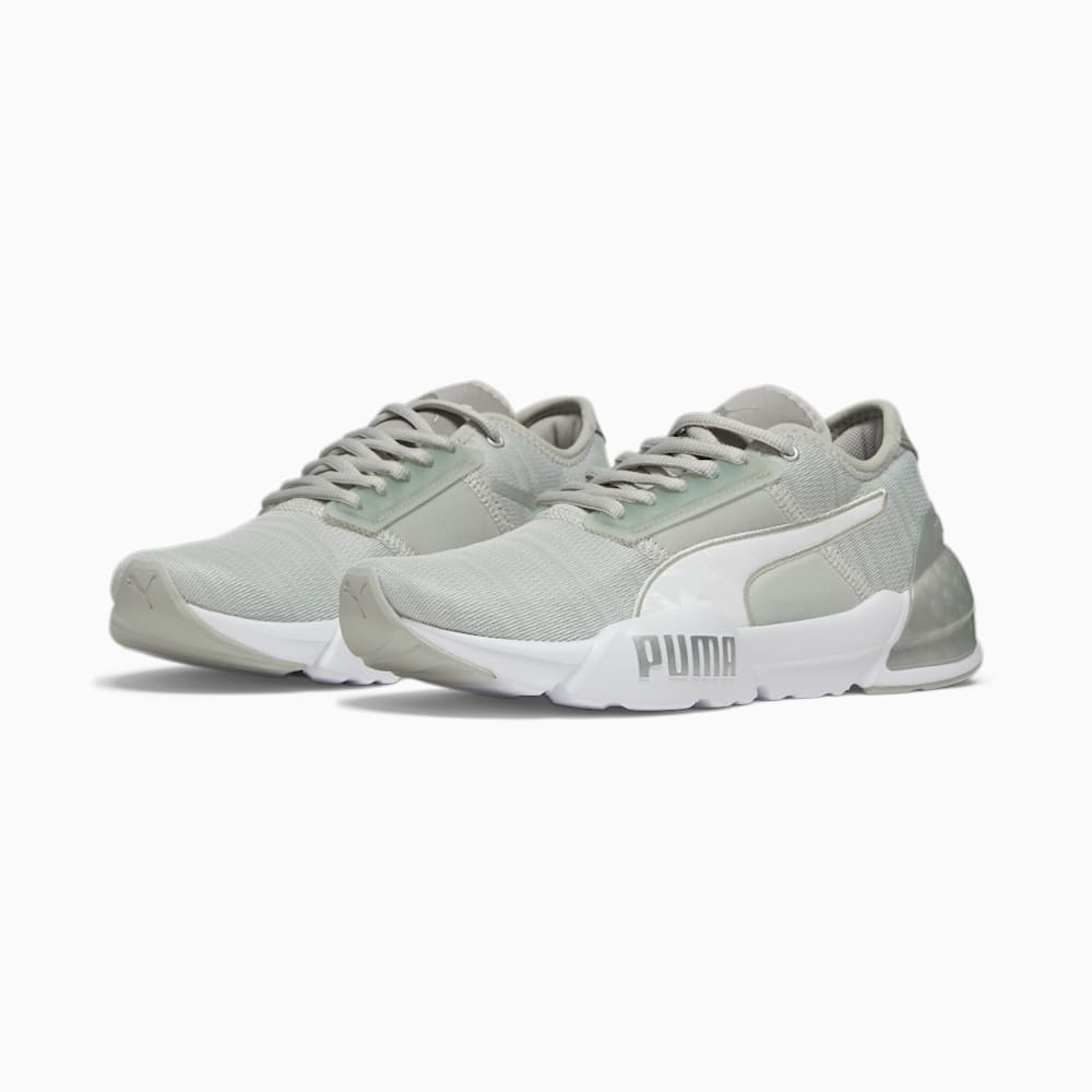 Puma Cell Phase Femme Running Shoes - Ash Gray-White-Silver