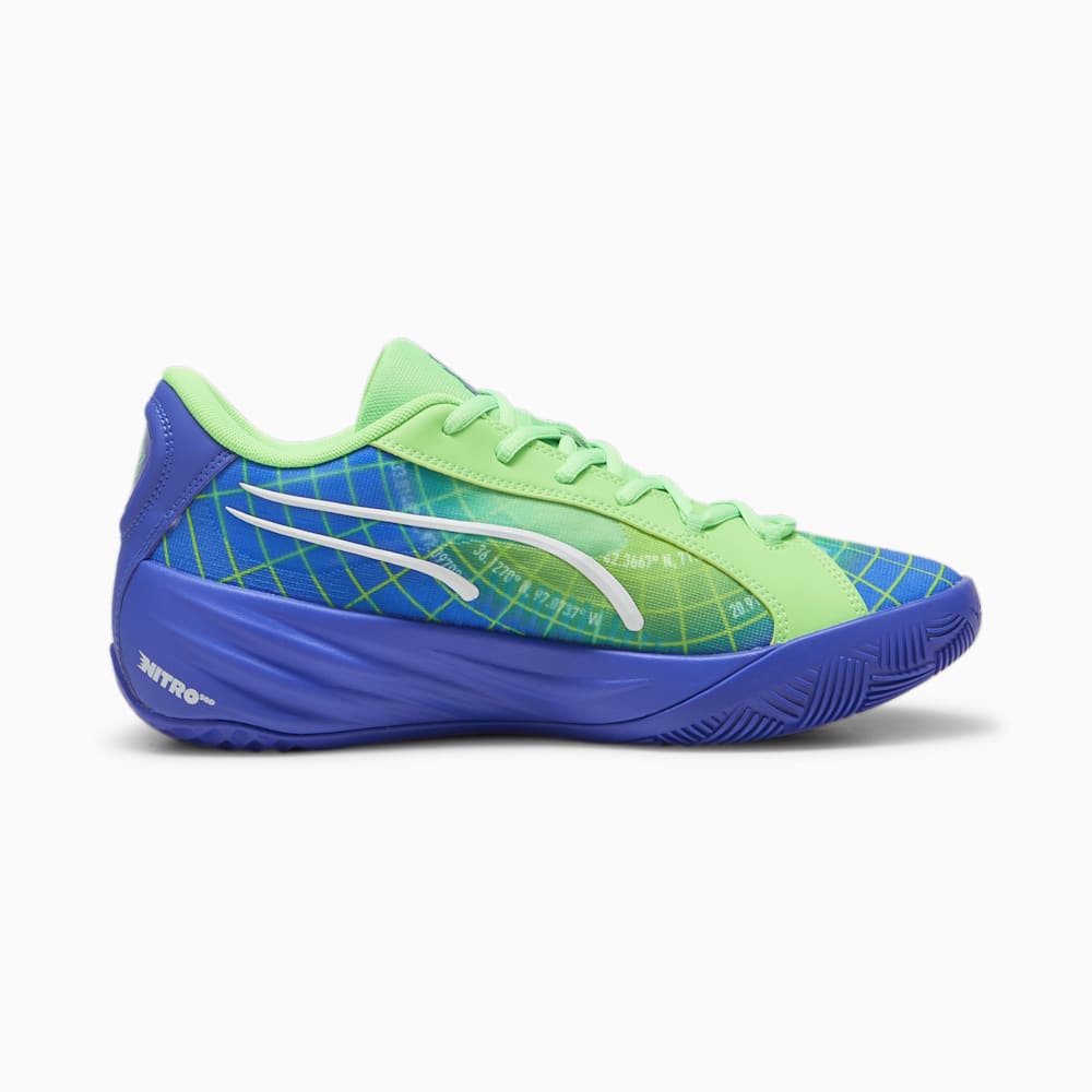 Puma All-Pro NITRO™ Marcus Smart Basketball Shoes - Fluro Green Pes