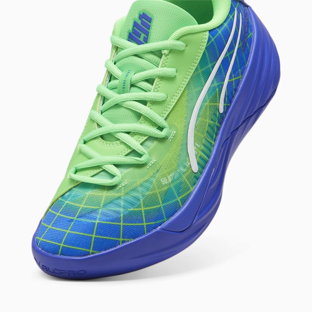 Puma All-Pro NITRO™ Marcus Smart Basketball Shoes - Fluro Green Pes