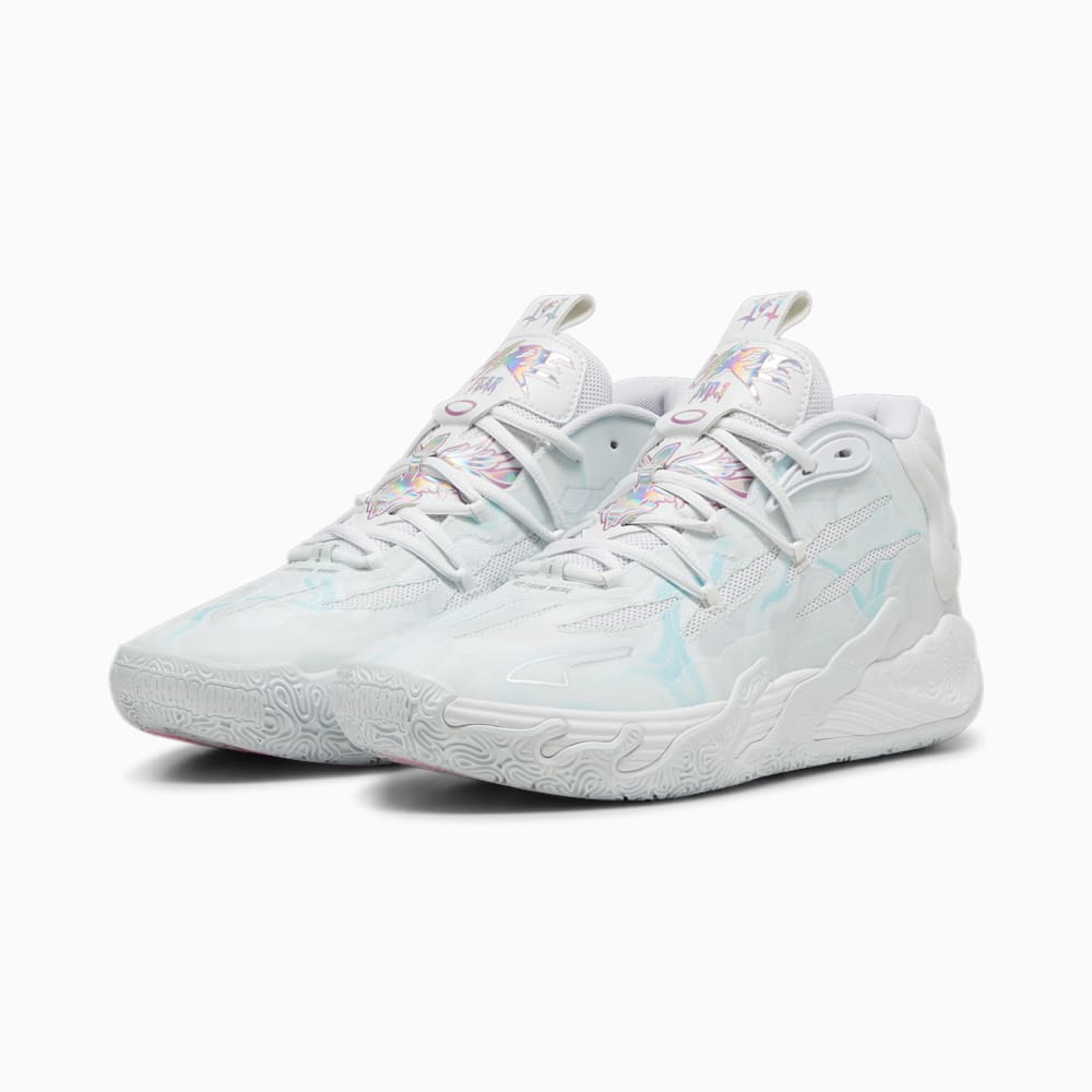 Puma x LAMELO BALL MB.03 Iridescent Basketball Shoes - White-Dewdrop