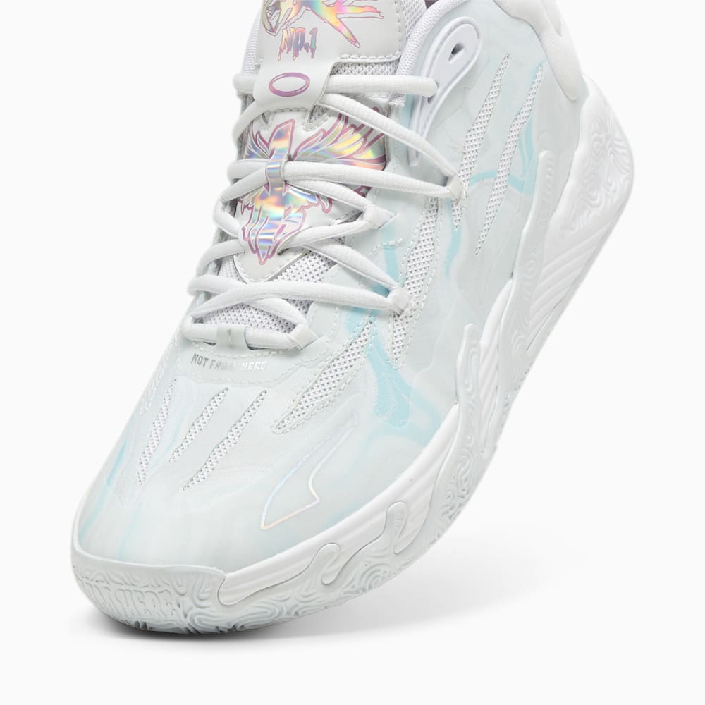 Puma x LAMELO BALL MB.03 Iridescent Basketball Shoes - White-Dewdrop