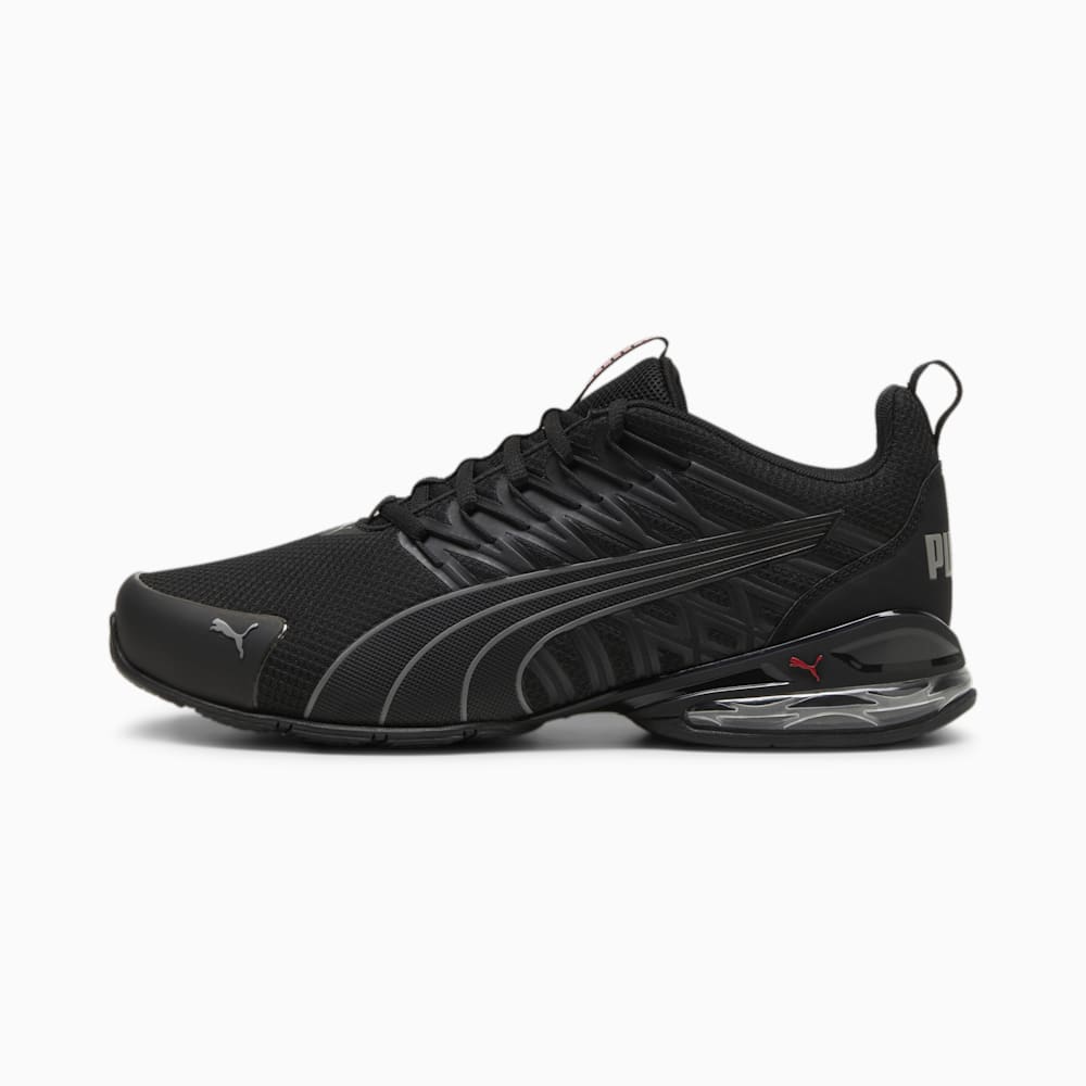 Puma Voltaic Evo Running Shoe - Black-Stormy Slate-For All Time Red