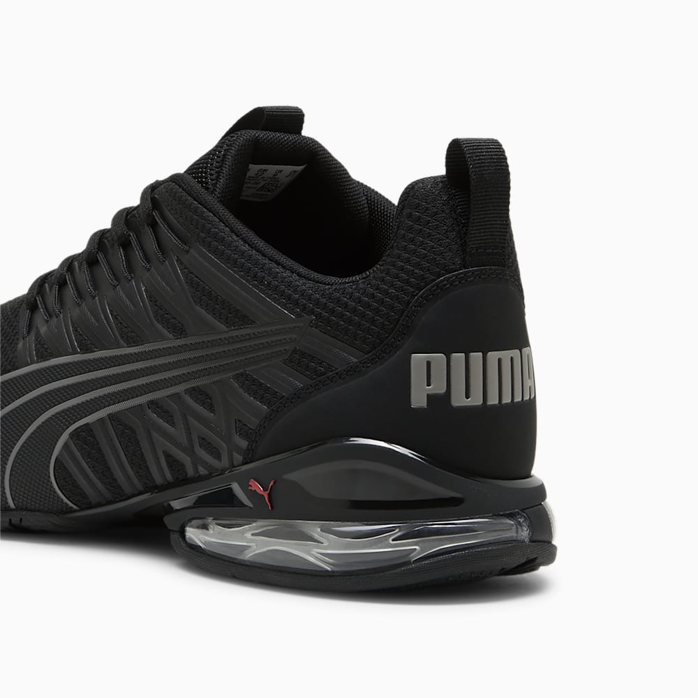 Puma Voltaic Evo Running Shoe - Black-Stormy Slate-For All Time Red