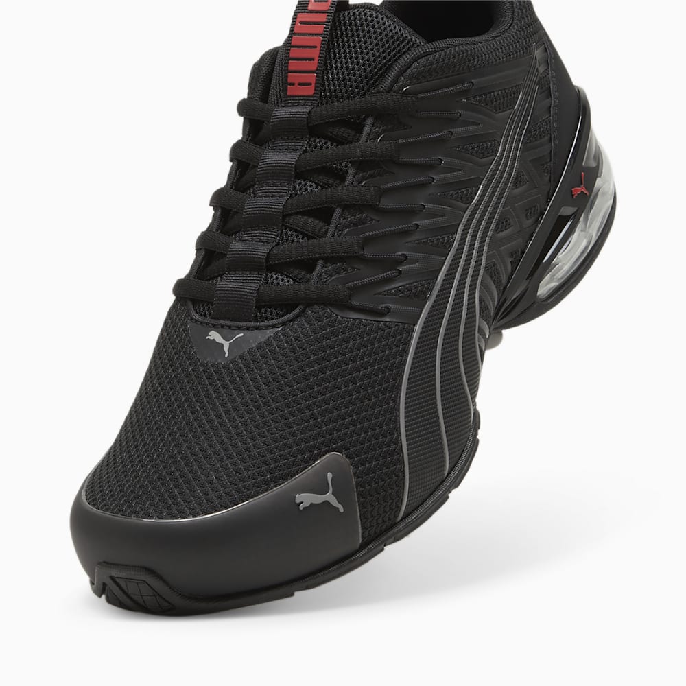 Puma Voltaic Evo Running Shoe - Black-Stormy Slate-For All Time Red