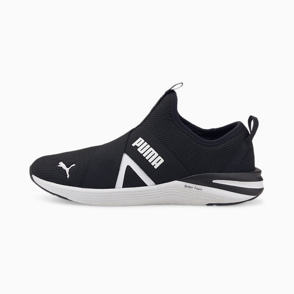 Puma Better Foam Prowl Slip-On Training Shoes - Black-White