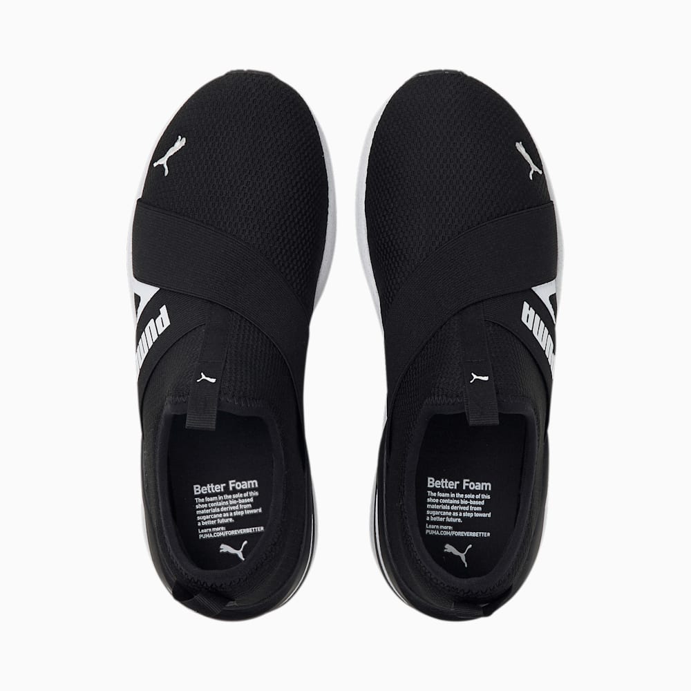 Puma Better Foam Prowl Slip-On Training Shoes - Black-White