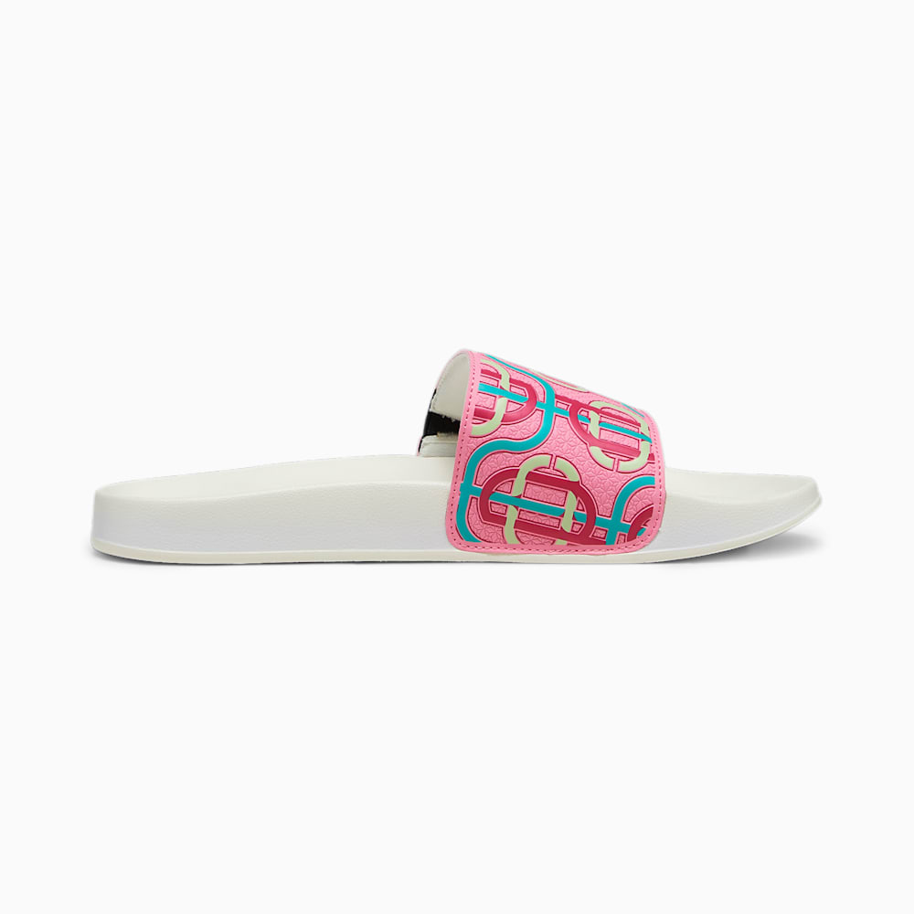 Puma x PALM TREE CREW Leadcat 2.0 Slides - Strawberry Burst-Pinktastic-Spectra Green-Warm White