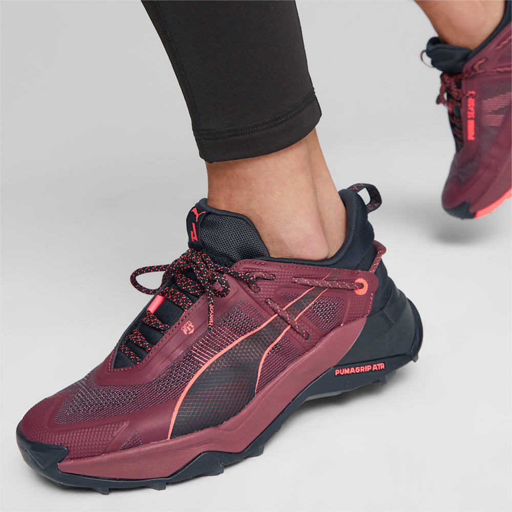 Puma SEASONS Explore NITRO™ Hiking Shoes - Dark Jasper-Black-Fire Orchid