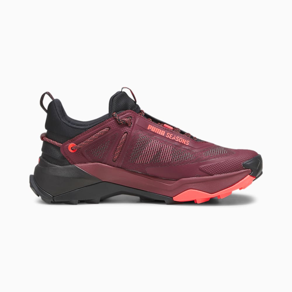 Puma SEASONS Explore NITRO™ Hiking Shoes - Dark Jasper-Black-Fire Orchid