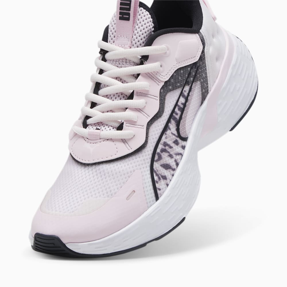 Puma SOFTRIDE Sway FelineFine Running Shoe - Whisp Of Pink-Black