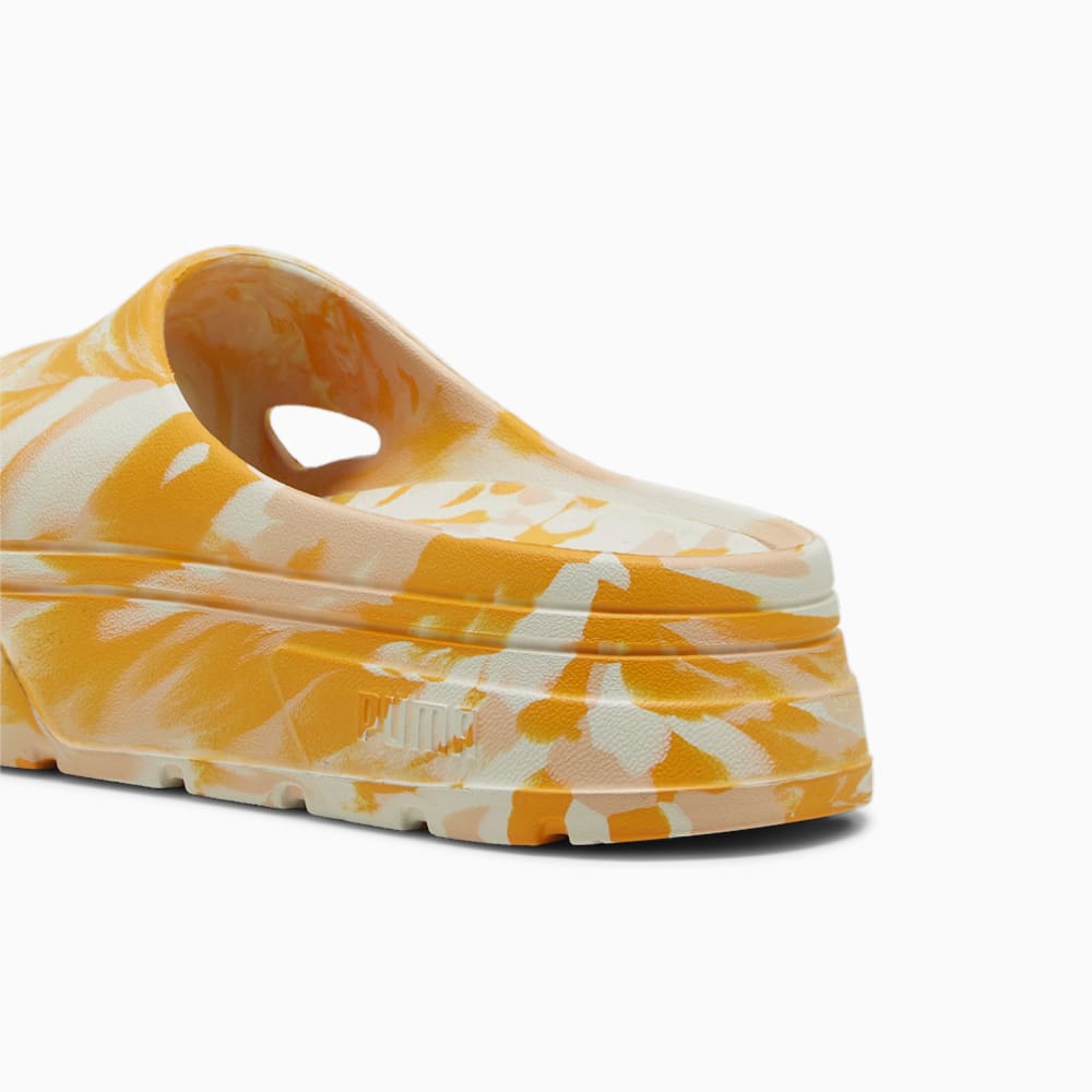 Puma Mayze Stack Injex Marble Slides - Clementine-Peach Fizz-Sugared Almond