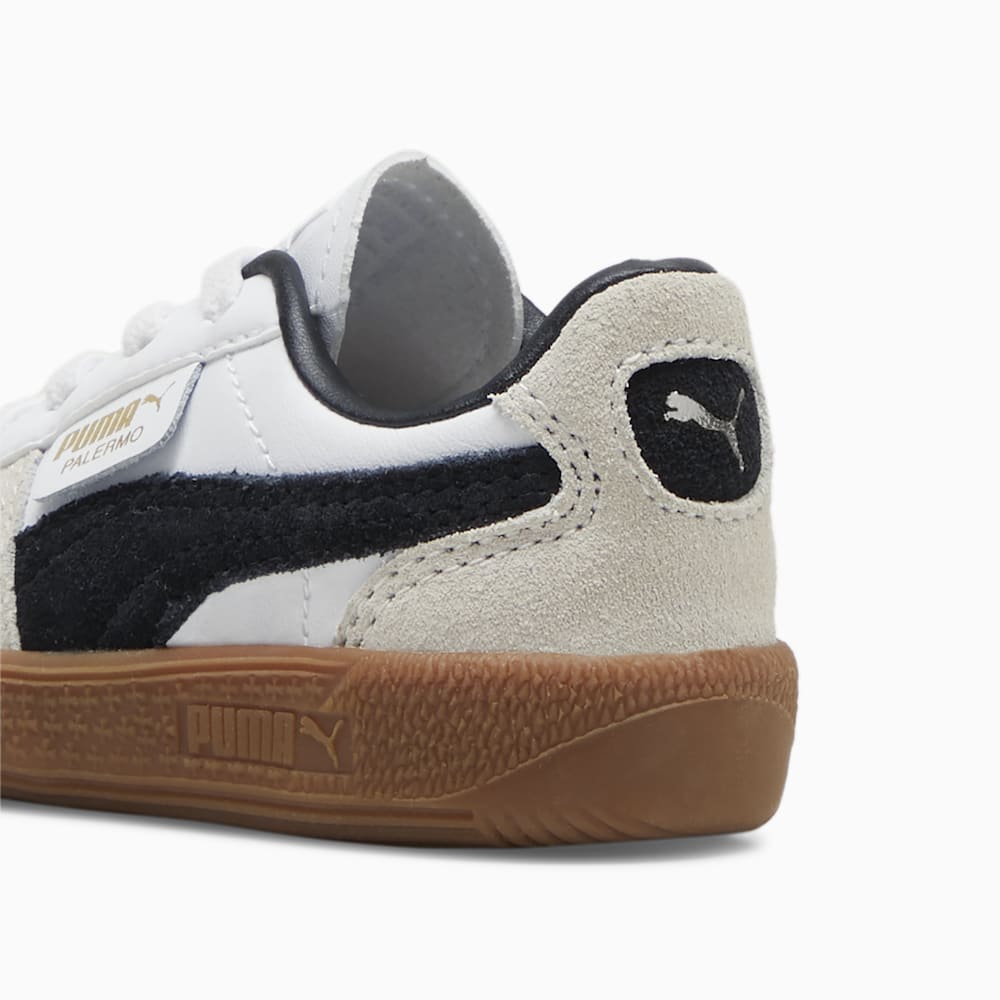 Puma Palermo Leather Toddlers' Sneakers - White-Vapor Gray-Gum