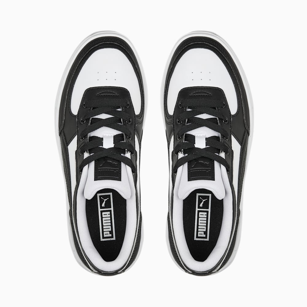 Puma Cali Dream West Coast Leather Sneakers - Black-White