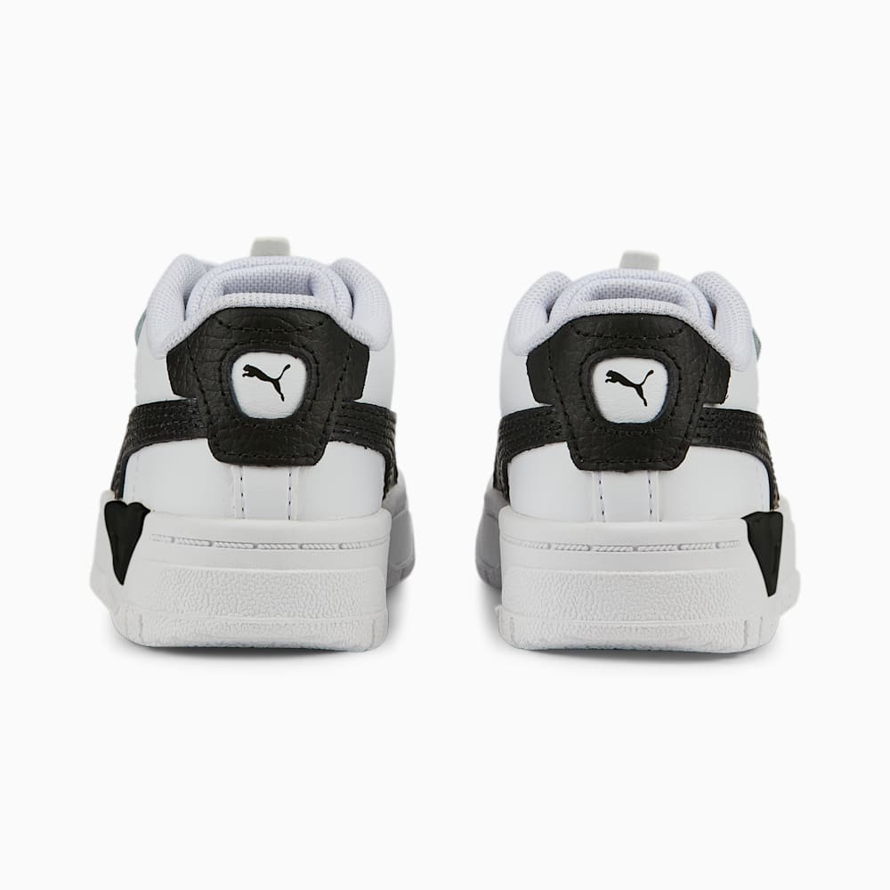 Puma Cali Dream Leather Toddlers' Shoes - White-Black-White