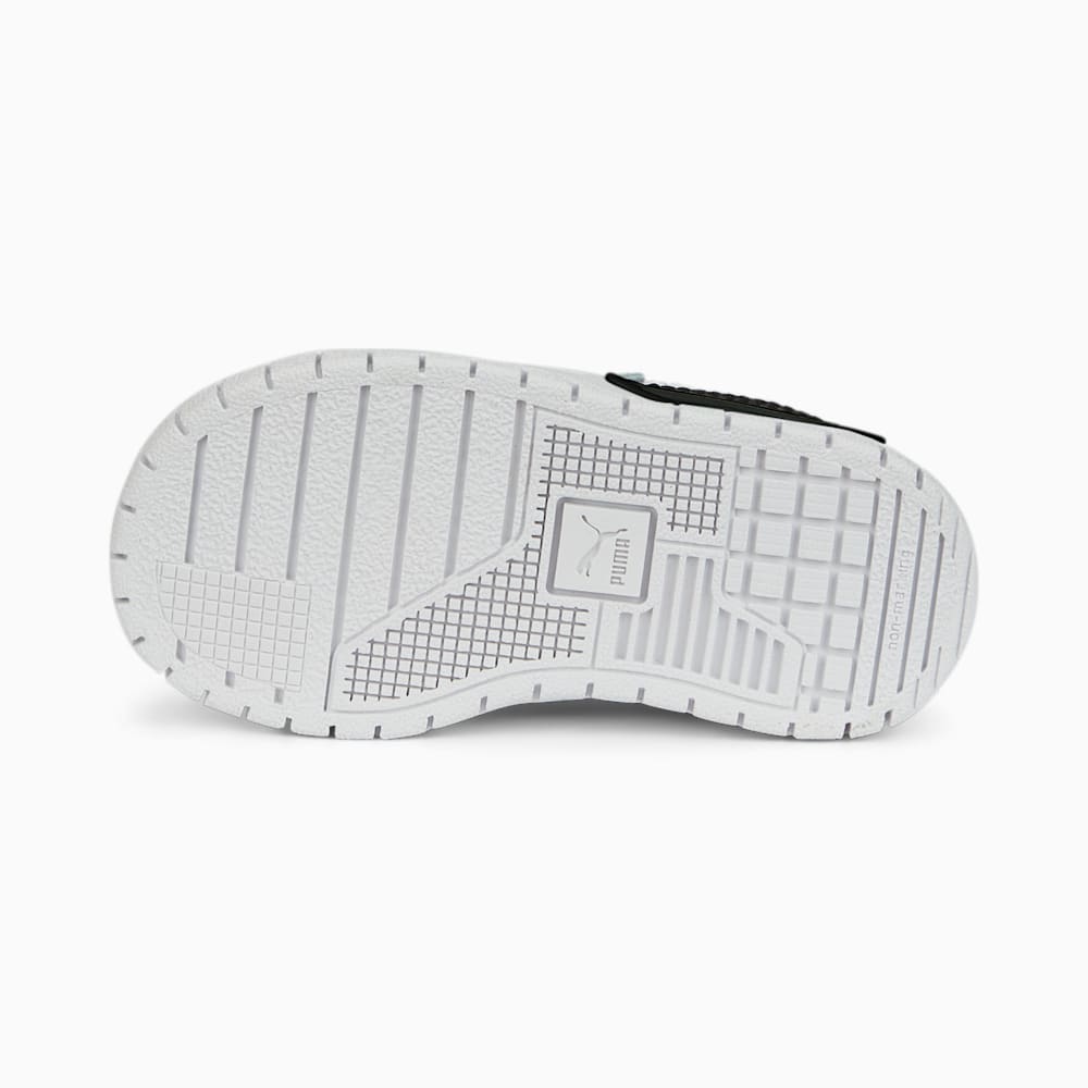 Puma Cali Dream Leather Toddlers' Shoes - White-Black-White