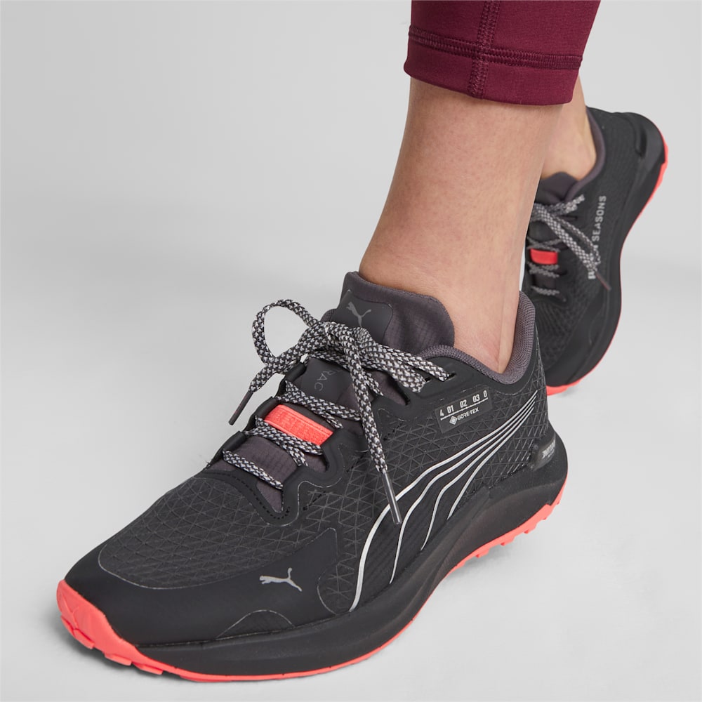 Puma SEASONS Fast-Trac NITRO™ GORE-TEX® Running Shoes - Black-Fire Orchid