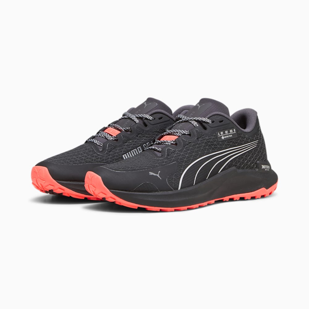 Puma SEASONS Fast-Trac NITRO™ GORE-TEX® Running Shoes - Black-Fire Orchid