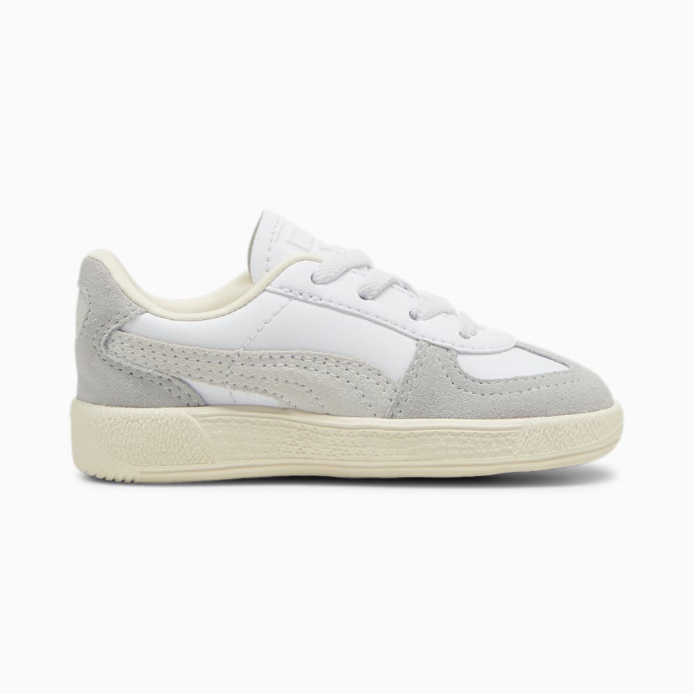 Puma Palermo Leather Toddlers' Sneakers - White-Cool Light Gray-Sugared Almond