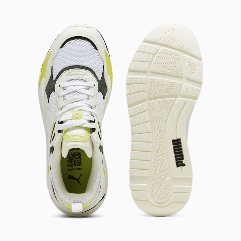 Puma Trinity Sneakers - Warm White-White-Mineral Gray-Lime Sheen