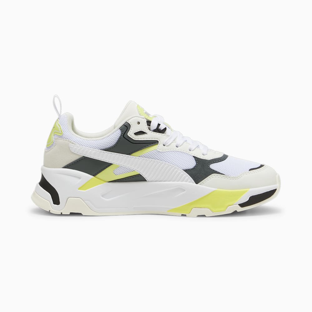 Puma Trinity Sneakers - Warm White-White-Mineral Gray-Lime Sheen