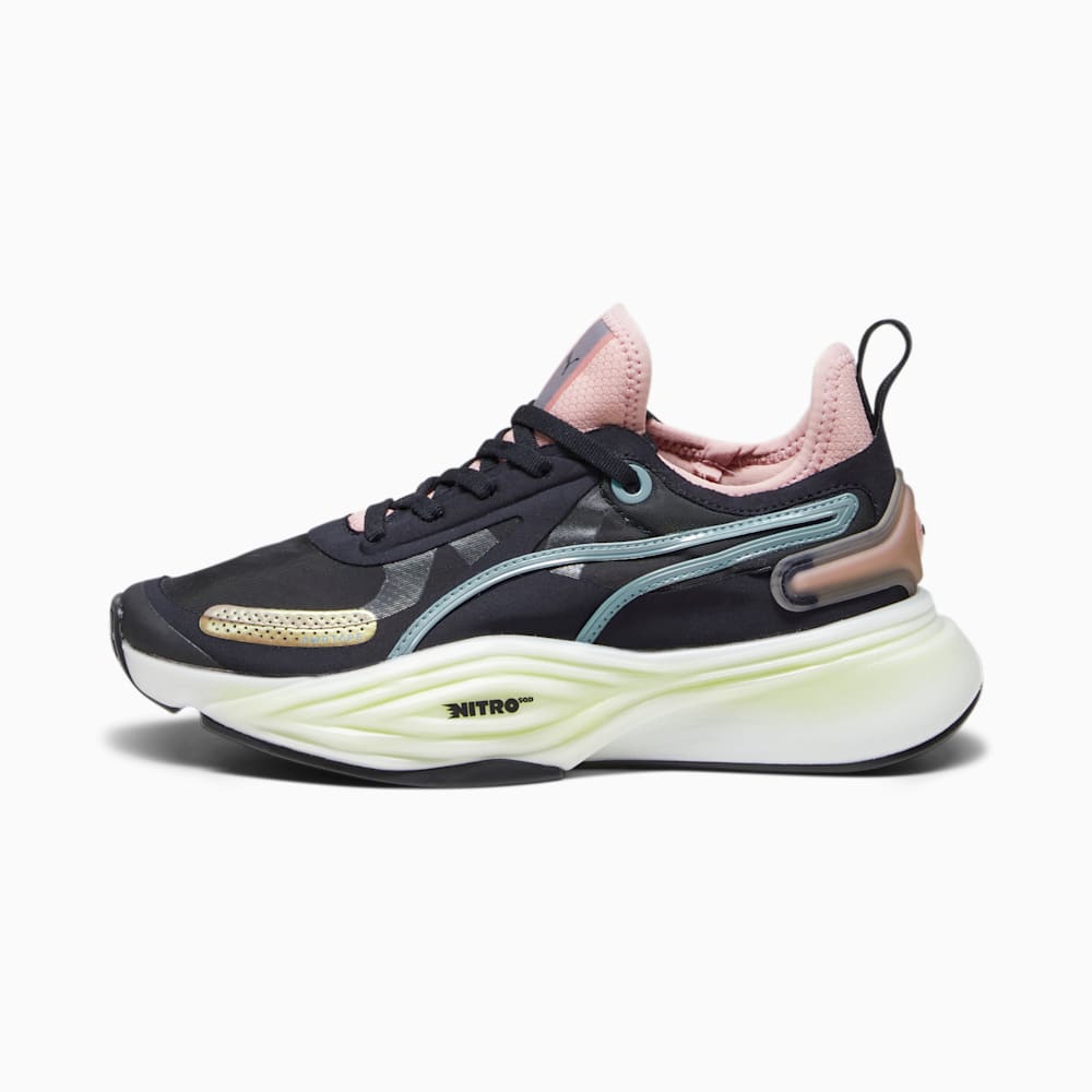 Puma PWR NITRO™ Squared Training Shoes - Black-Bold Blue-Future Pink