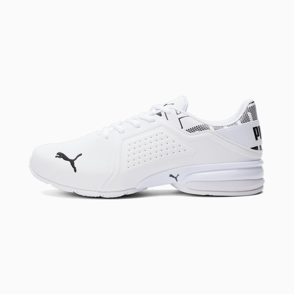 Puma Viz Runner Repeat Running Sneakers - White-Black