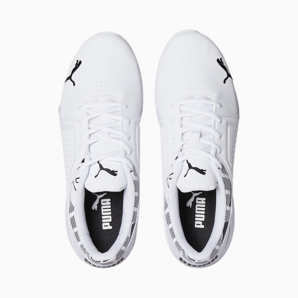 Puma Viz Runner Repeat Running Sneakers - White-Black