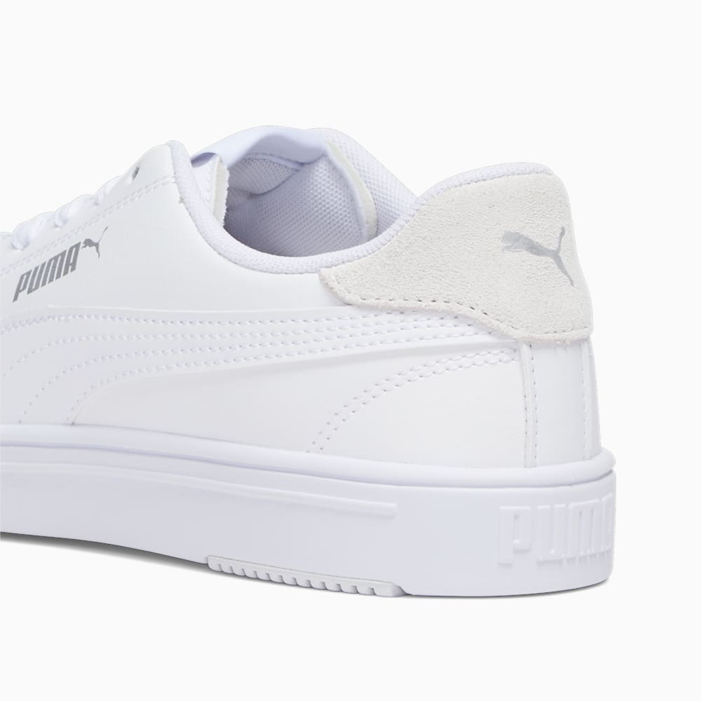 Puma Serve Pro Lite Sneakers - White-White-Silver-Gray Violet