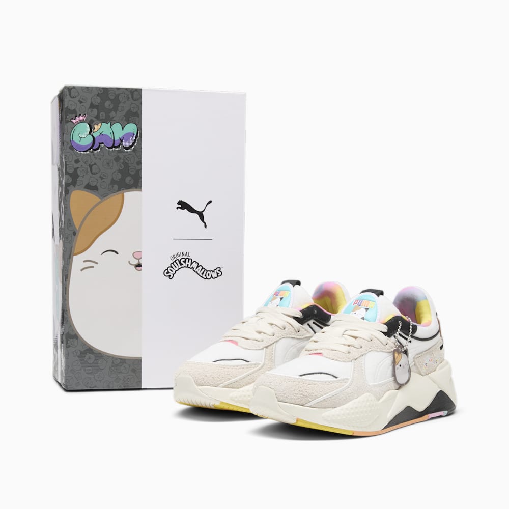 Puma PUMA x SQUISHMALLOWS RS-X Cam Big Kids Sneakers - Warm White-Alpine Snow-Lemon Meringue