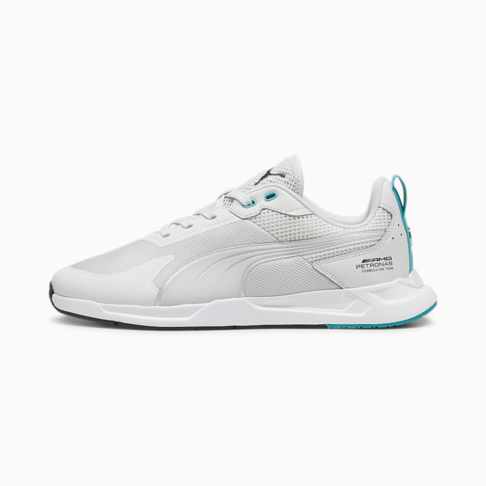 Puma Mercedes-AMG PETRONAS IONICspeed Driving Shoes - Feather Gray-Sheen Green