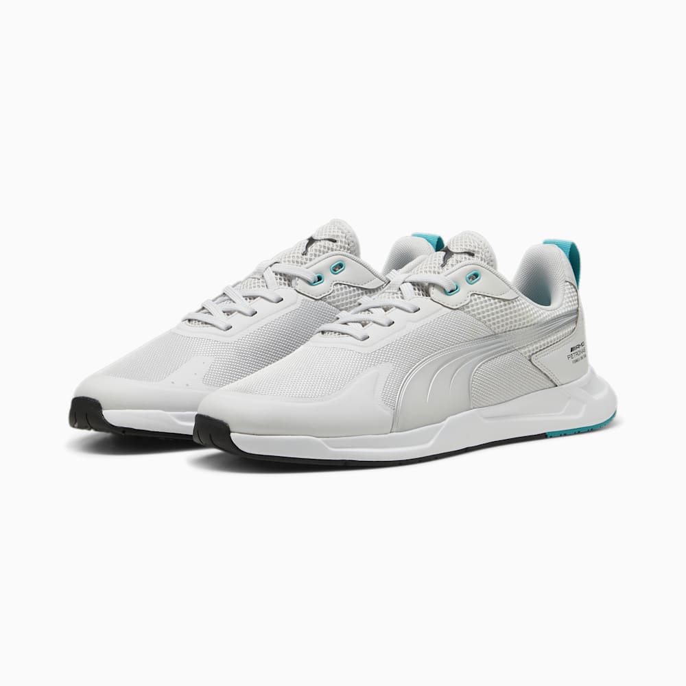 Puma Mercedes-AMG PETRONAS IONICspeed Driving Shoes - Feather Gray-Sheen Green