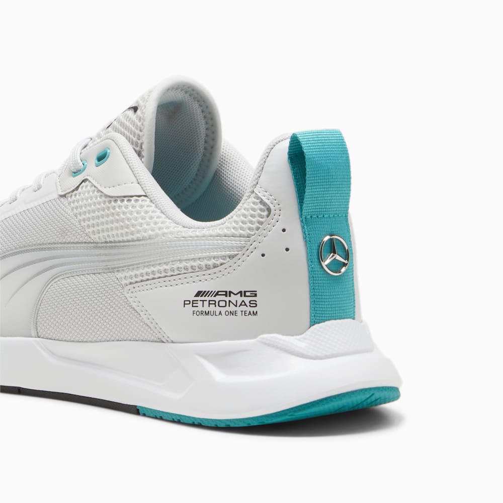 Puma Mercedes-AMG PETRONAS IONICspeed Driving Shoes - Feather Gray-Sheen Green