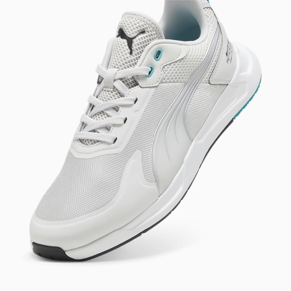 Puma Mercedes-AMG PETRONAS IONICspeed Driving Shoes - Feather Gray-Sheen Green