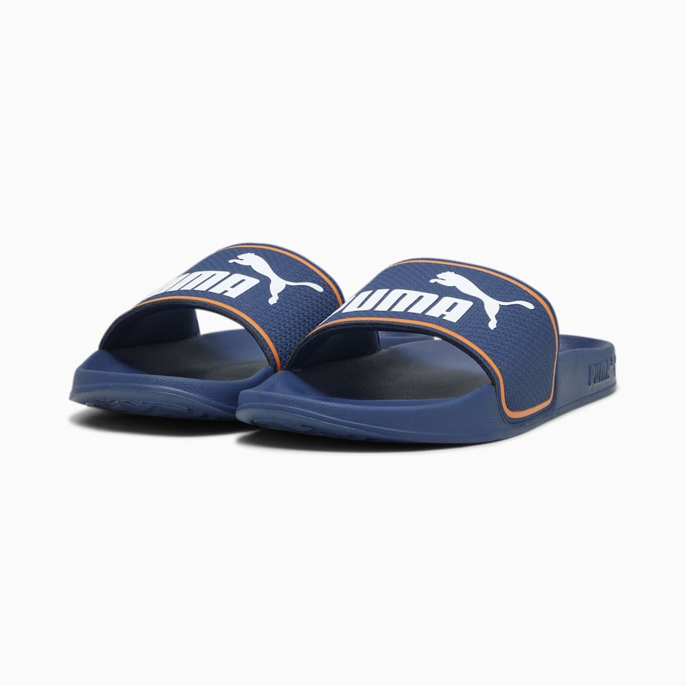 Puma Leadcat 2.0 Slides - Persian Blue-White-Pumpkin Pie