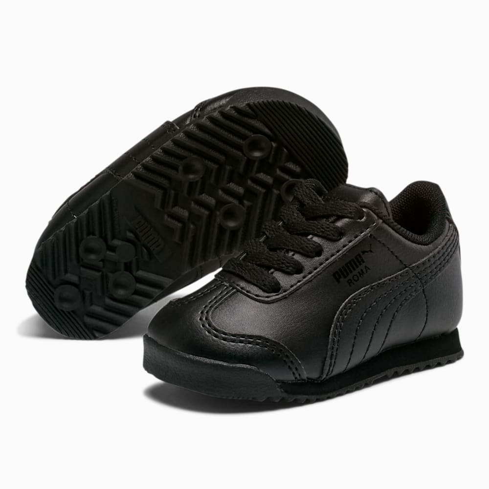 Puma Roma Basic Toddler Shoes - black-black