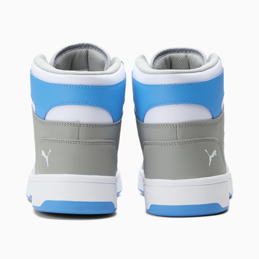 Puma Rebound LayUp Sneakers - High Rise-White-Ocean Dive