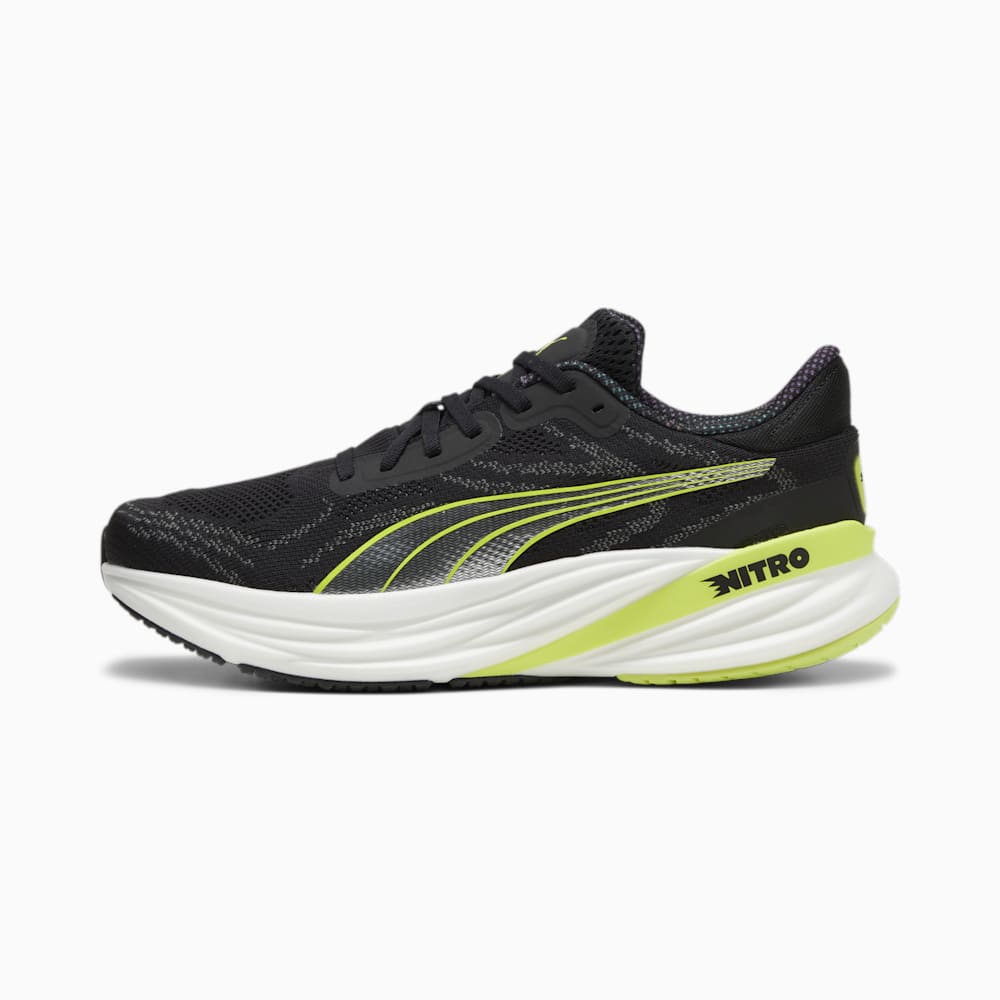 Puma Magnify NITRO™ 2 Running Shoes - Black-Lime Pow