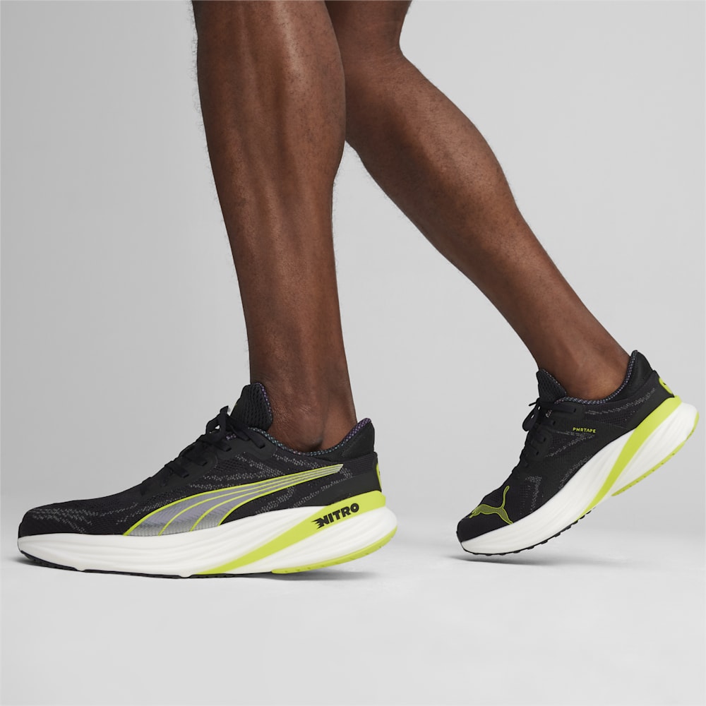 Puma Magnify NITRO™ 2 Running Shoes - Black-Lime Pow