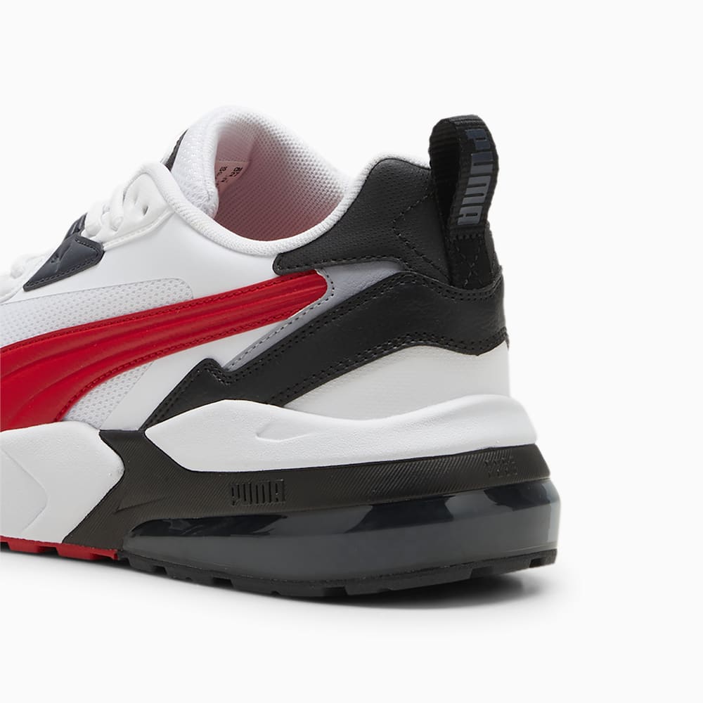 Puma Vis2K Wide Sneakers - White-For All Time Red-Black