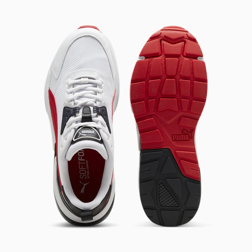 Puma Vis2K Wide Sneakers - White-For All Time Red-Black