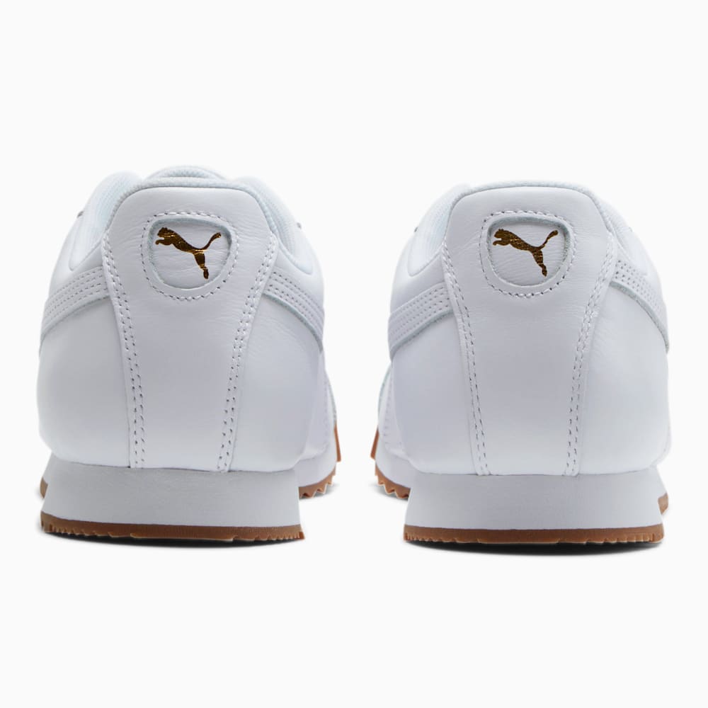 Puma Roma Classic Gum Sneakers - White-Team Gold