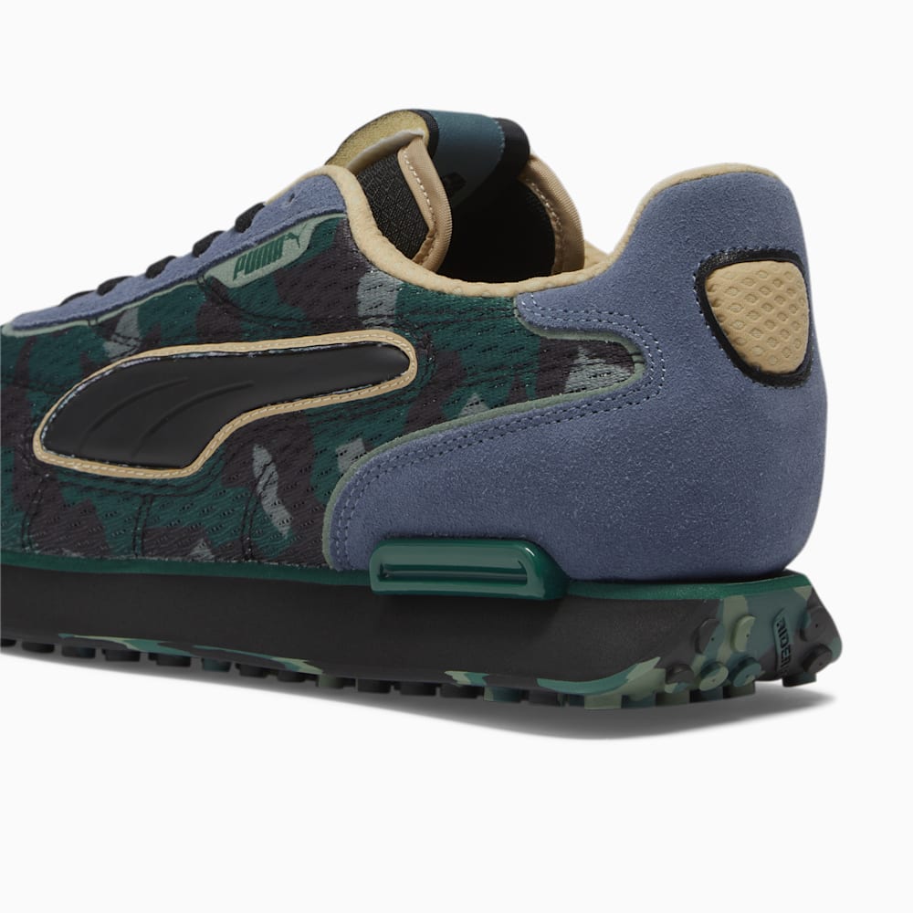 Puma Future Rider Concrete Camo Sneakers - Inky Blue-Black-Sand Dune