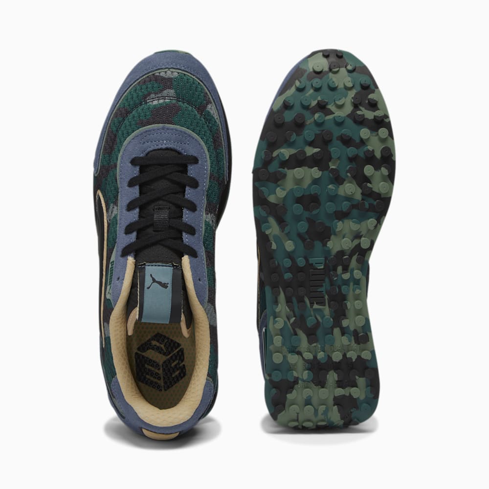 Puma Future Rider Concrete Camo Sneakers - Inky Blue-Black-Sand Dune