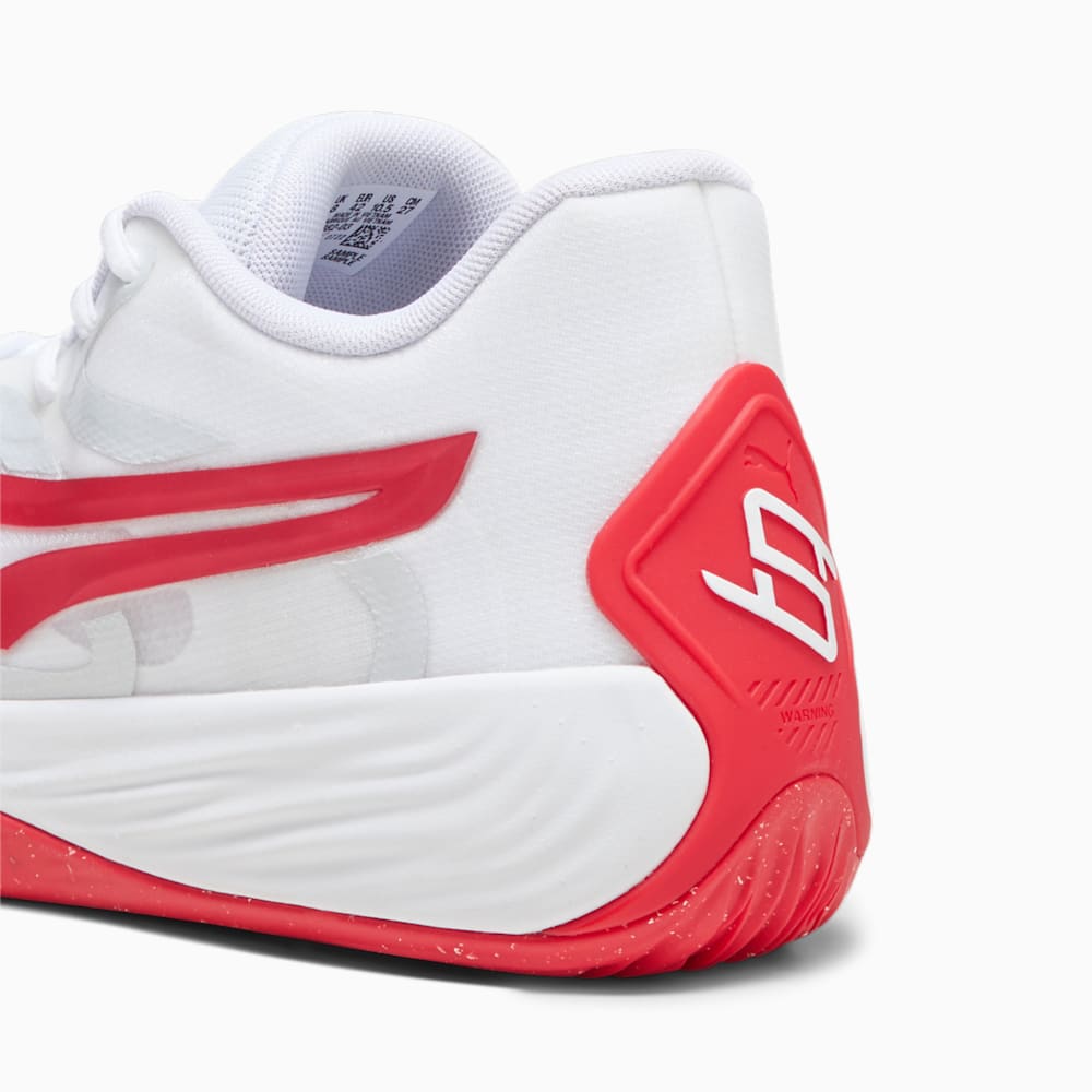 Puma STEWIE x TEAM Stewie 2 Basketball Shoes - White-For All Time Red