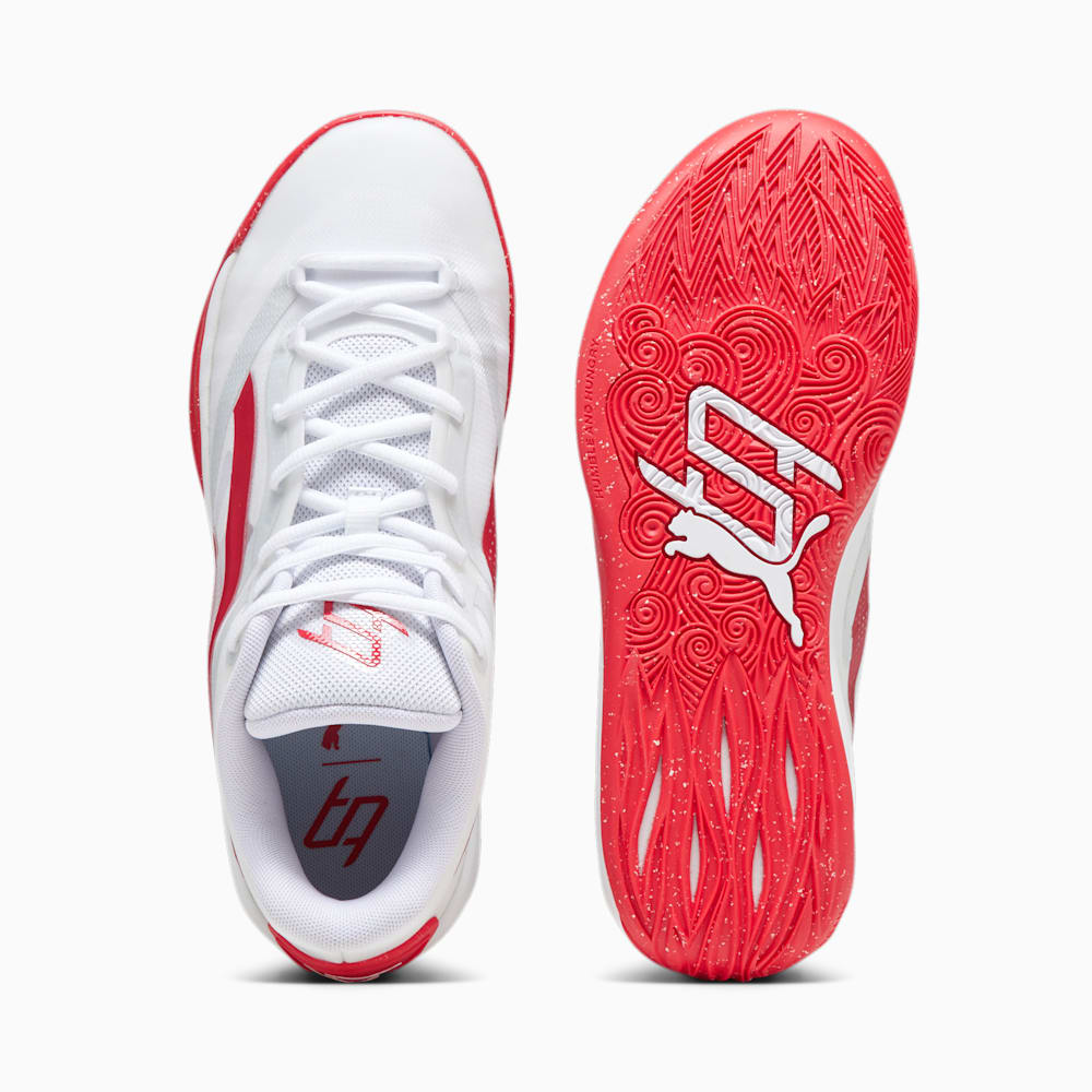 Puma STEWIE x TEAM Stewie 2 Basketball Shoes - White-For All Time Red