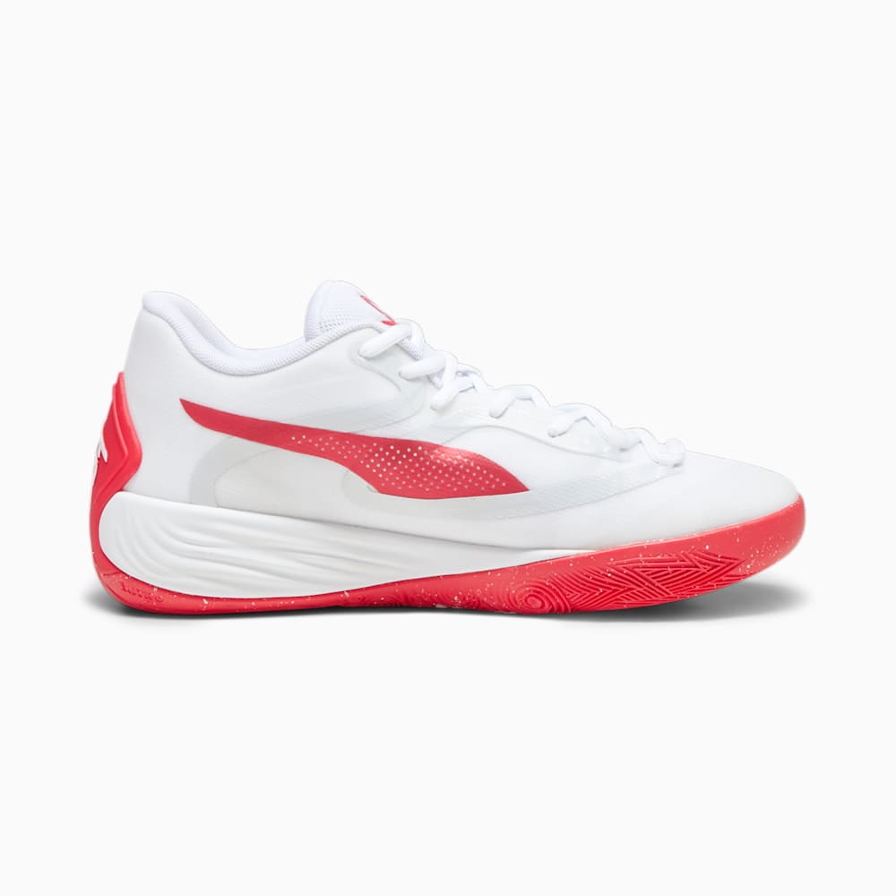 Puma STEWIE x TEAM Stewie 2 Basketball Shoes - White-For All Time Red