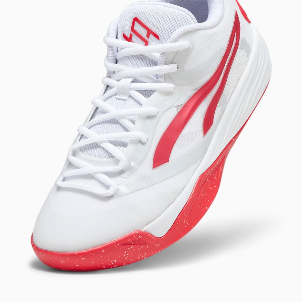 Puma STEWIE x TEAM Stewie 2 Basketball Shoes - White-For All Time Red