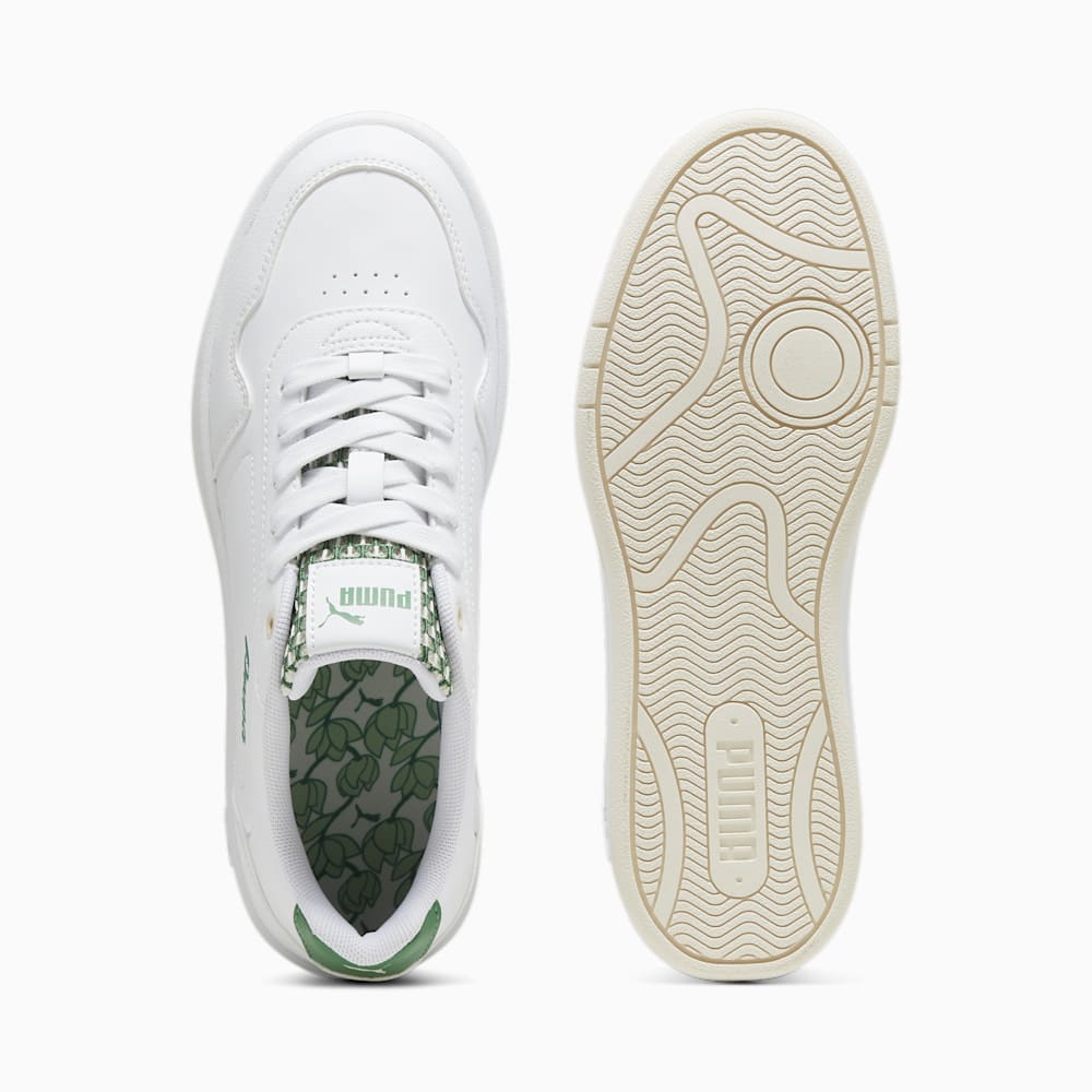 Puma Court Classy Blossom Sneakers - White-Archive Green