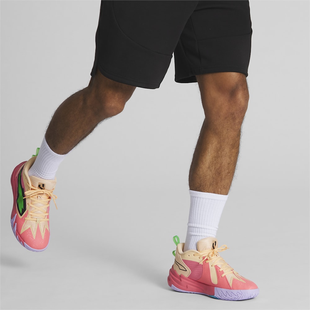 Puma Scoot Zeros Georgia Peach Basketball Shoes - Passionfruit-Green-Peach Fizz